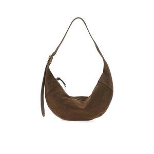CLOSED Brown Suede Hobo Bag